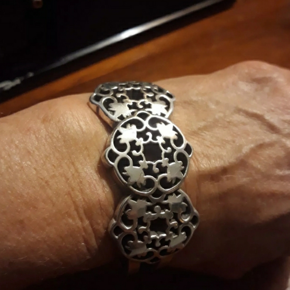 Brighton Open Cuff Filigree Bracelet - Picture 5 of 6